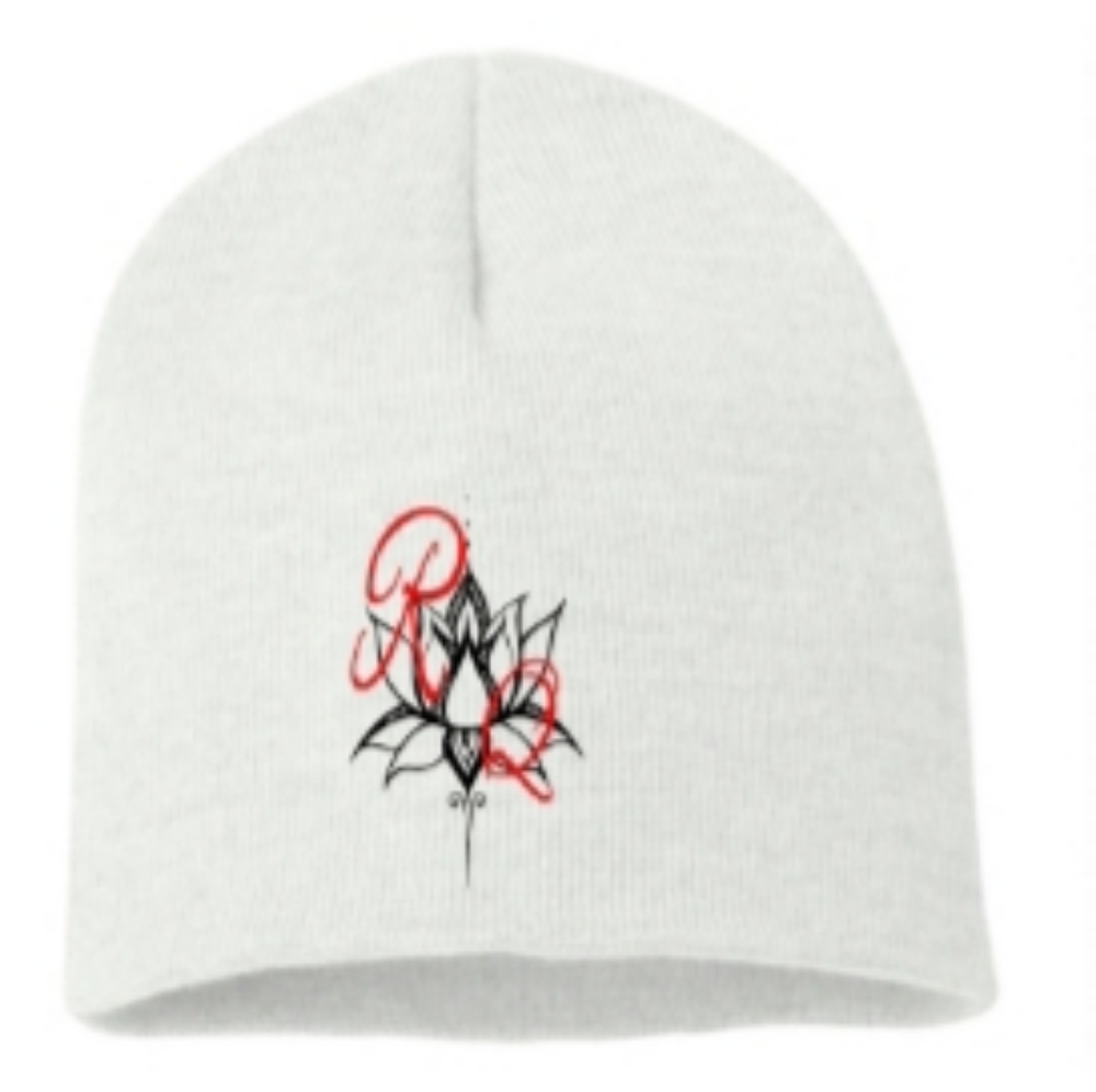 A Neon-White Beanie